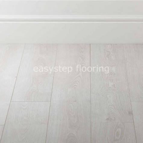 Laminate Deluxe White Brushed Oak 12mm X 195mm